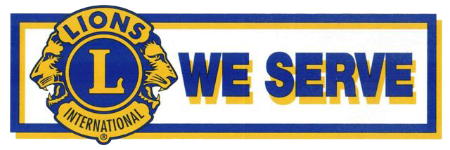 We Serve, the slogan of Lions Club International