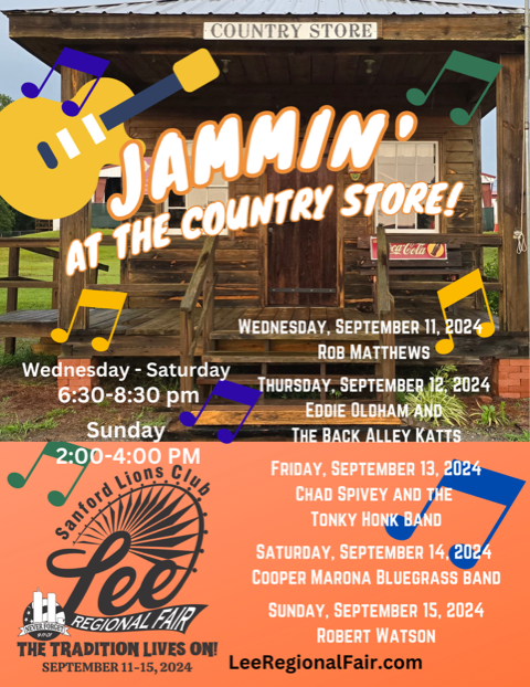 Jammin' at the Lee Regional Fair's Country Store